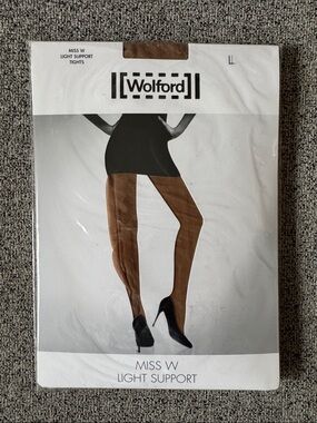 Wolford Miss W Sheer Light Support Tights in Costa Brava